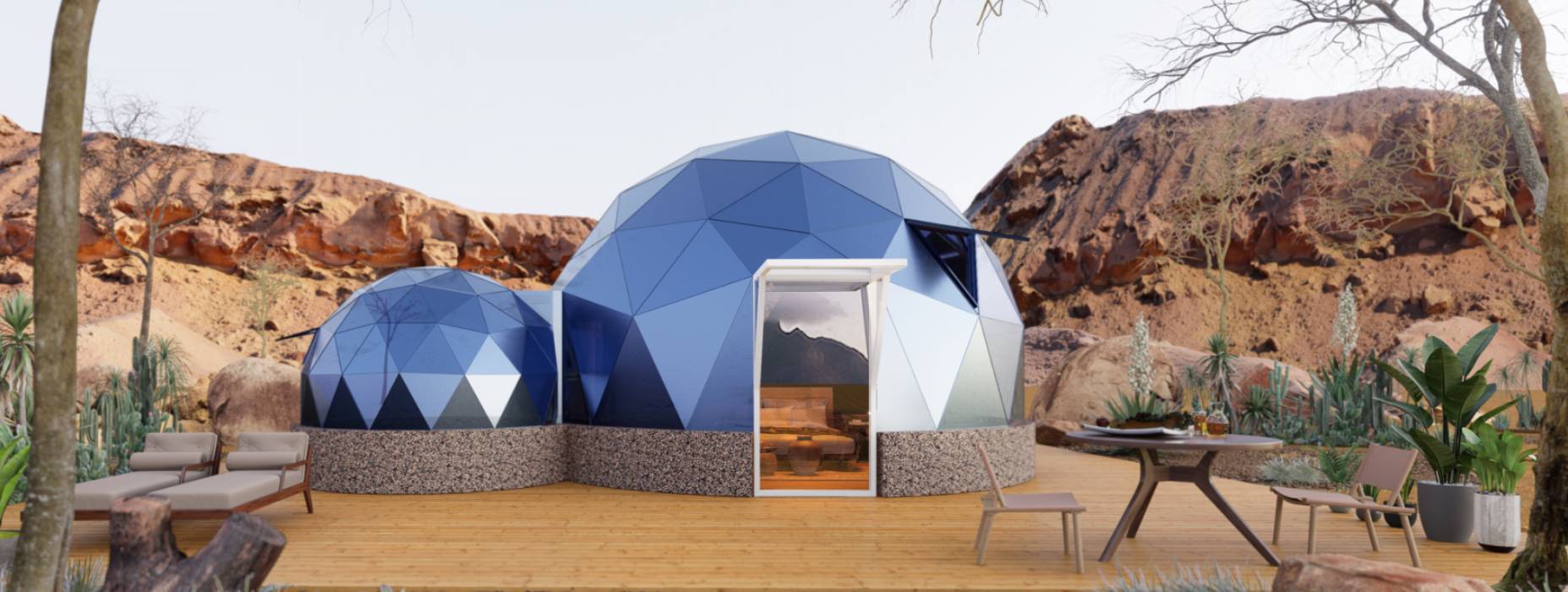 潜山县球形智能光伏玻璃星空房